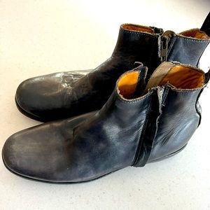 Mens Bed Stu Black Leather Boot